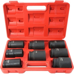 VERKE Комплект от 8 ковани ключа 3/4" 24-38 мм 13657 (v39470)
