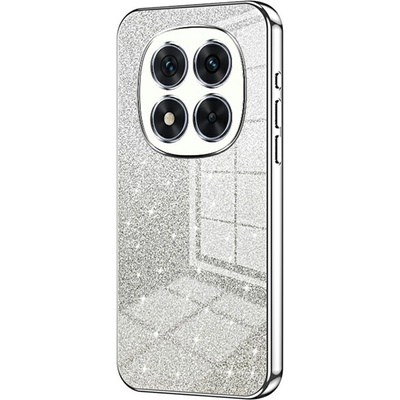 Cut gelový třpytivý obal na Xiaomi Redmi Note 14 Pro 5G/Poco X7 5G - stříbrný