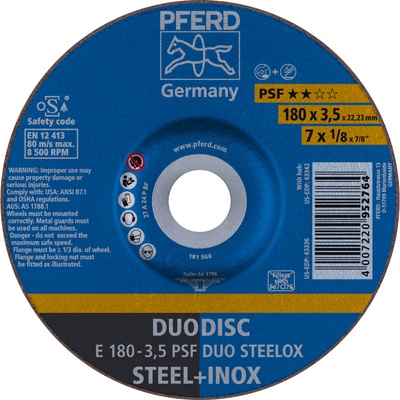 Pferd Rezný a brúsiaci kotúč 180 x 3,5 x 22,23 mm 4007220952764