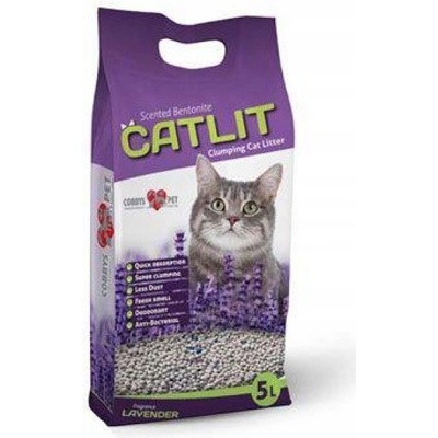 Catlit hrudkujúca s levanduľou 5 l