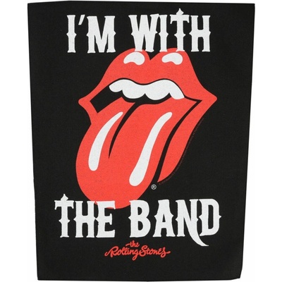 nášivka velká THE ROLLING STONES - I'M WITH THE BAND - RAZAMATAZ - BP1122