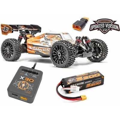 Spirit NXT EVO RR 2.0 Brushless buggy - oranžová (vr. LiPo a nabíjače)