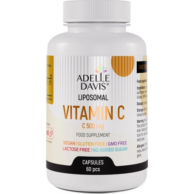 Adelle Davis Lipozomálny vitamín C 500 mg 60 kapsúl