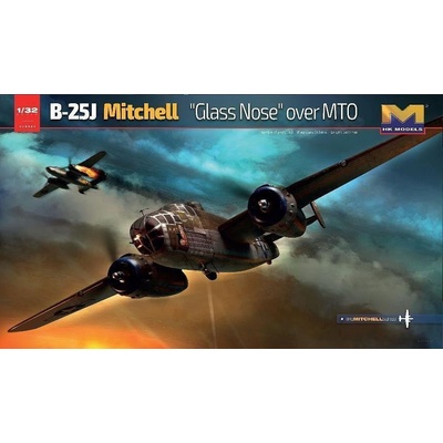 Hong Kong Models B-25J Mitchell Glass Nose Over MTO 1:32