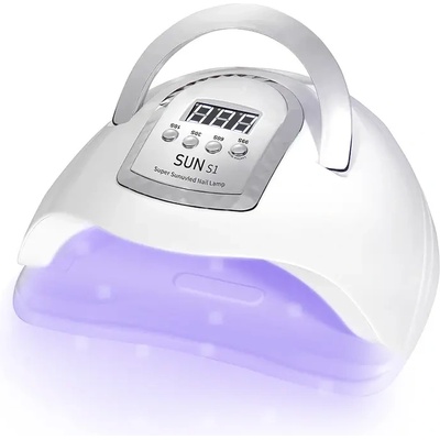 Професионална UV/LED лампа за нокти, Sun S1, 220W с 66 LED диоди, 4 таймера (Sun-S1)