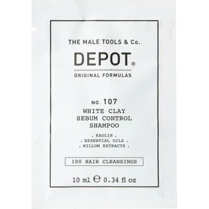 Depot No. 107 White Clay Sebum Control шампоан за мазен скалп 10 ml