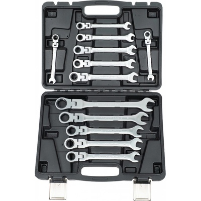 Matabro sada očkoplochých ráčnových klíčů s kloubem 8-22 mm 12 ks MB-WRE02