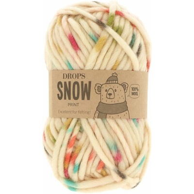 Drops Snow Print Colour 138 farebná