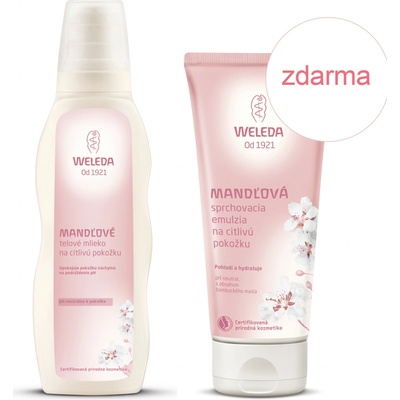 Weleda Mandlové telové mlieko na citlivou pokožku 200 ml