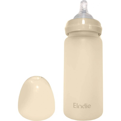 Elodie Details skleněná kojenecká láhev Pure Khaki 250ml