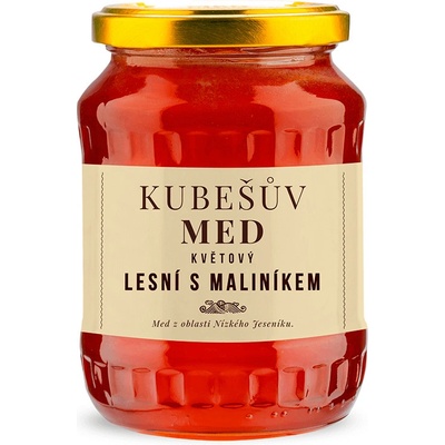 Kubešův med lesní s maliníkem 480 g – Zboží Dáma