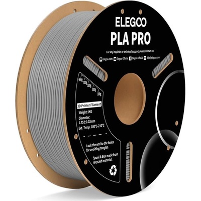 Elegoo PLA PRO -1.75mm-1KG-Cardboard Spool-Grey (50.203.0195)