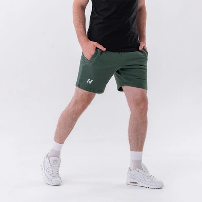 Nebbia pánské šortky Relaxed-fit Dark Green