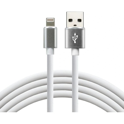 everActive CBS-1IW USB Lightning, silikonový, podpora rychlého nabíjení, 2,4 A, 1m