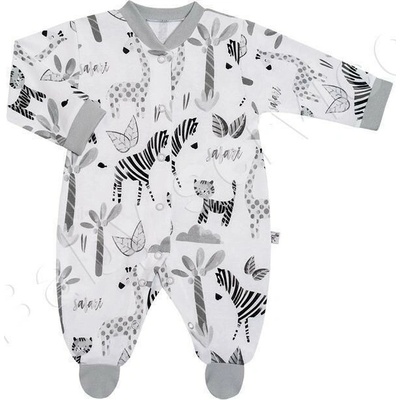 Baby Service Overal pre bábätká Safari sivá Česká výroba Babyservice