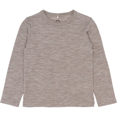Mikk-Line Детски вълнен пуловер Mikk-Line Kid's Merino Wool L/S Top Merino longsleeve - Melange Denver - размер 122 (EU) (704-6010-0214)