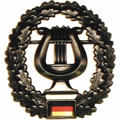 Bundeswehr Odznak BW na baret Musikkorps kovový
