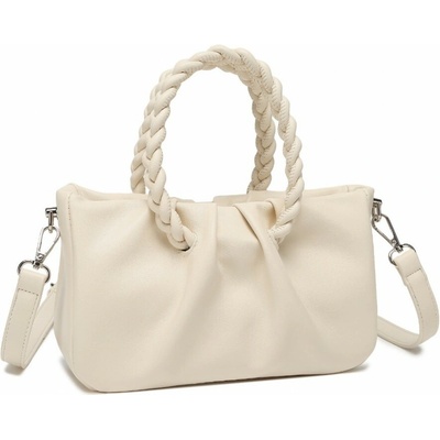 Miss Lulu elegantná crossbody kabelka béžová