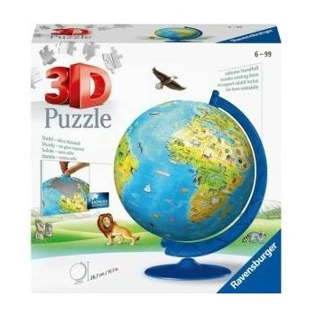 Ravensburger Пъзел Ravensburger 3D World Map 180 Части