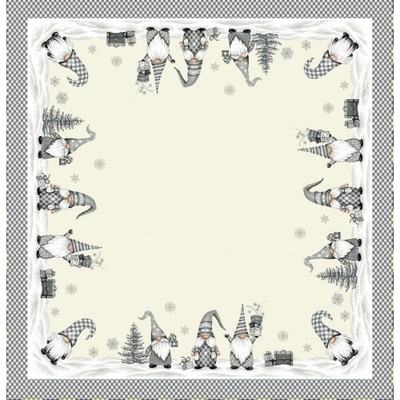 Texicop Gobelínový vianočný obrus Chenille 1279 GR 40x140 cm