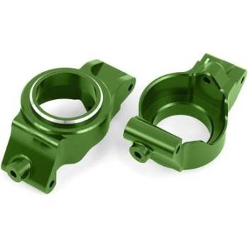 Traxxas алуминиева шарнирна стойка зелена (лява и дясна)