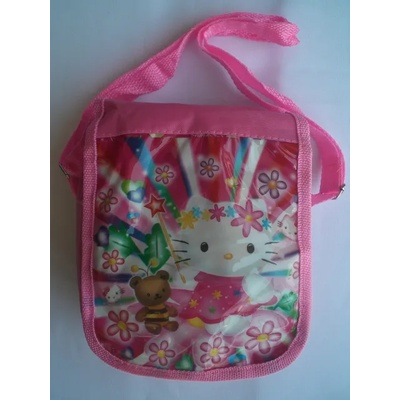 Детска чанта с дълга дръжка и картинка Хело Кити