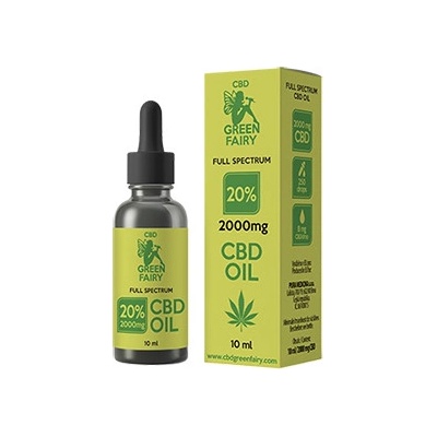 GREEN FAIRY CBD olej full spectrum 20% 2000 mg 10 ml