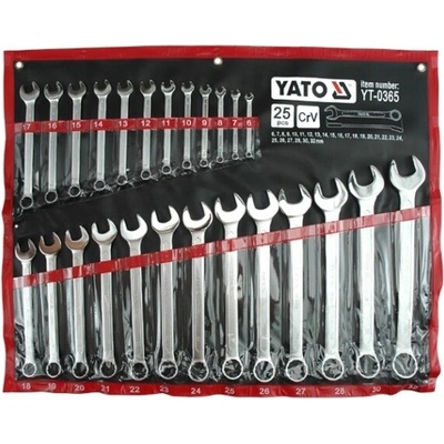 Yato Sada kľúčov 25 ks 6-32 mm YT-0365