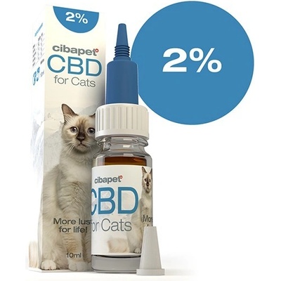 Cibapet CBD olej pro kočky 2% 200mg 10 ml