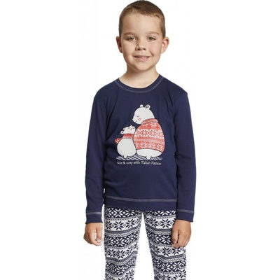 Italian Fashion Chlapecké pyžamo ITALIAN FASHION ARKTYKA tmavě modrá