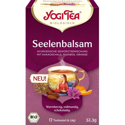 Yogi Tea BIO Čaj balzám na duši 17 x 1,9 g