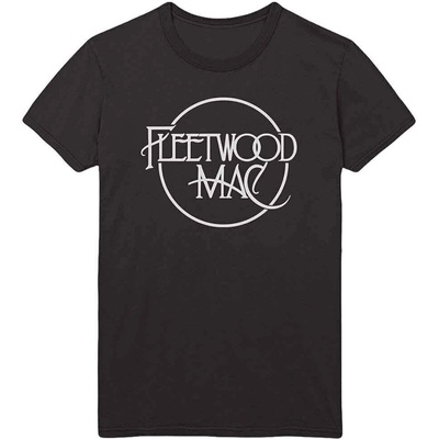 Fleetwood Mac Classic Logo Black XL Риза (<![CDATA[FMTS04MB04]]>)