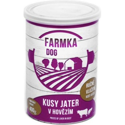 Sokol Falco Farmka Dog kusy pečene v hovädzom 400 g