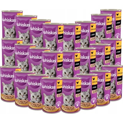 Whiskas kuracie mäso v omáčke 24 x 400 g