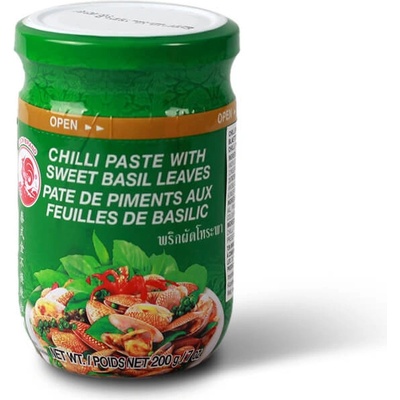 Cock Brand Čili pasta s thajskou bazalkou 200 g