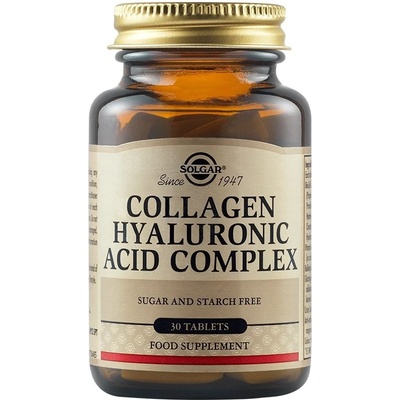 Solgar Collagen Hyaluronic Acid Complex, 120 mg, 30 таблетки, Solgar