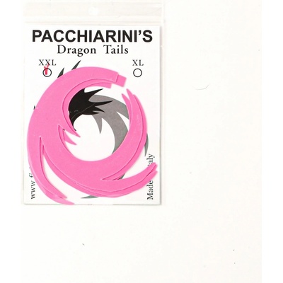 Pacchiarini Dragon Tails Fluo Pink 4ks XL - 7,5cm
