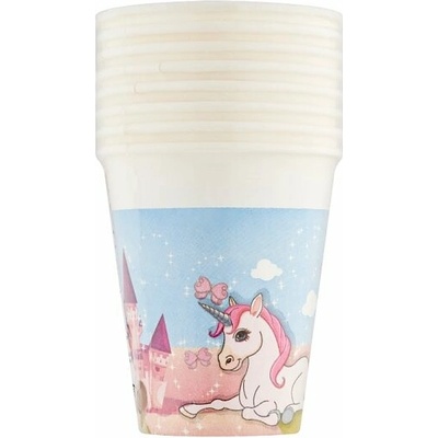 Decorata Party Unicorn papierový pohár 200 ml