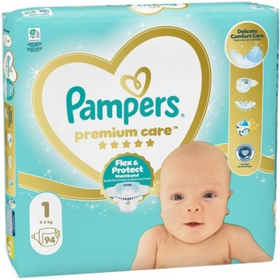 Pampers Памперси за новородено Pampers Premium Care 1 (2-5кг. ) - 94 броя