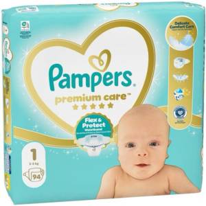 Pampers Памперси за новородено Pampers Premium Care 1 (2-5кг. ) - 94 броя