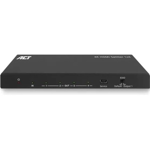 ACT hdmi Сплитер ac7832 4К hdmi сплитер, 1 вход. 4 hdmi изхода (ewent-act-split-ac7832) - megamag