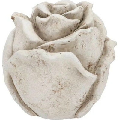Cementová antik dekorace růže Saint antique Rose M - 11*11*11 cm - daan kromhout