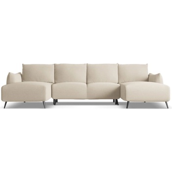 makamii Бежов ъглов диван Malie - Makamii (MALIE_UF_6_M1_C3)