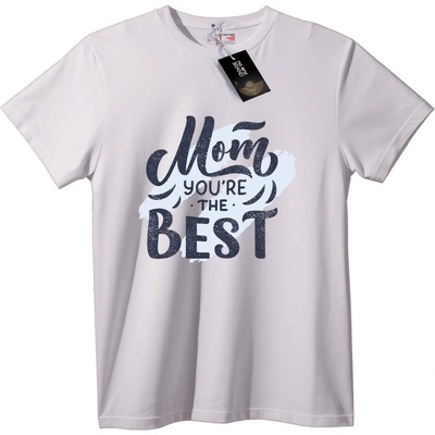 NOONEBRAND Тениска Мамо, ти си най-добрата - XS, White