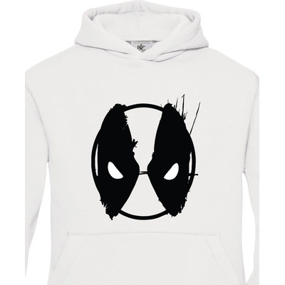 Deadpool mikina Bílá Canvas