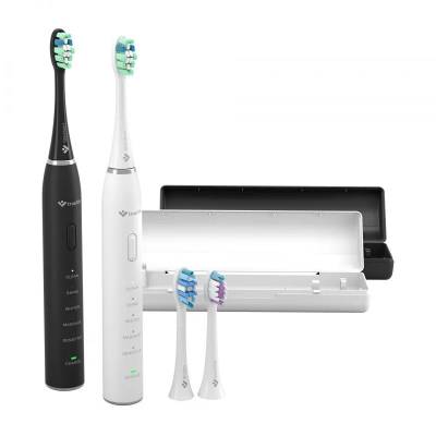 TrueLife SonicBrush Clean30 Duo - sada 2 sonických zubních kartáčků, černý a bílý + pouzdra a hlavice 8595724901471