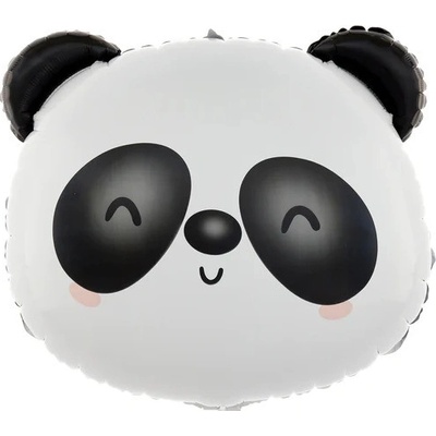 138410 PartyPal Fóliový balón hlavička Panda 52x56cm