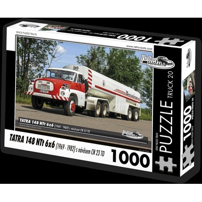 Retro cars NÁKLADNÉ VOZIDLO Tatra 148 NTt 6x6 s návesom CO 23 TO 1969-1982 1000 dielov
