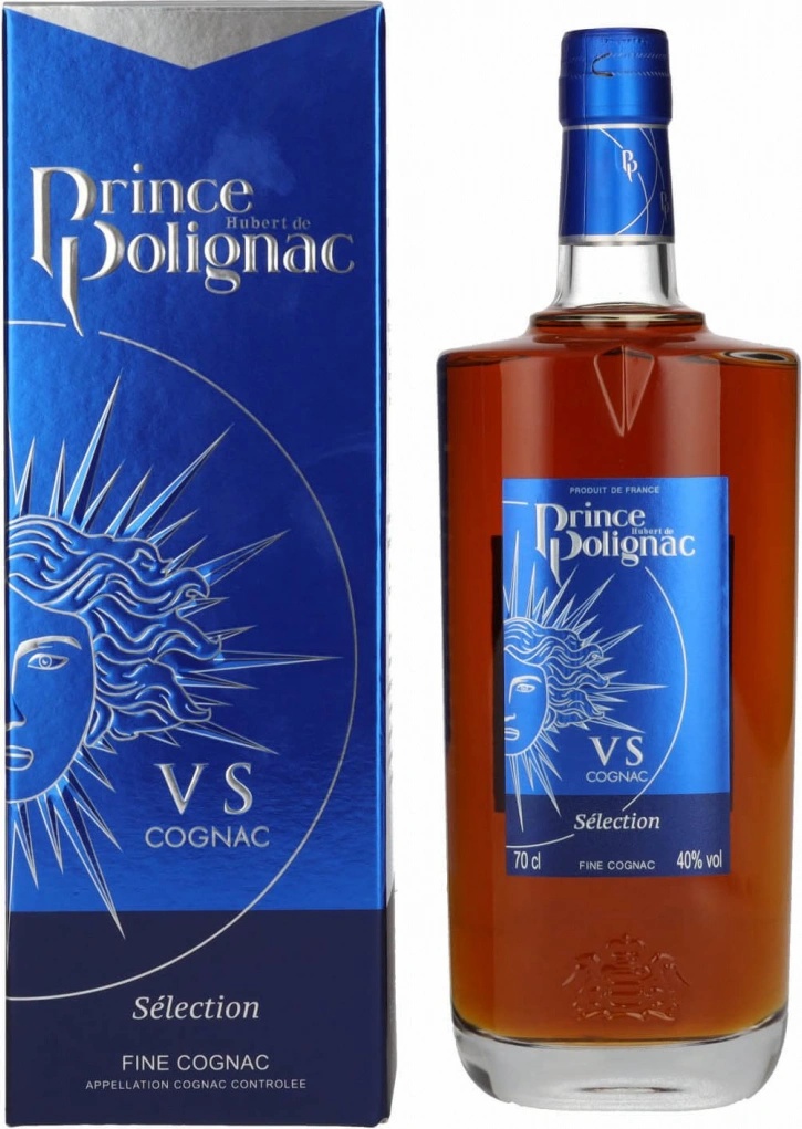 Prince Hubert de Polignac V.S Cognac Sélection 40% 0,7 l (kartón