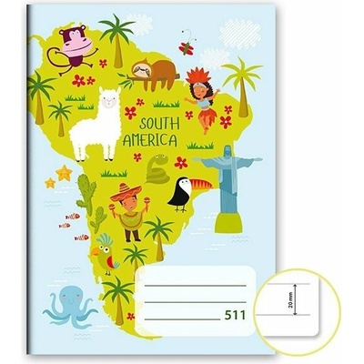 Notes Zošit 511 A5 linajkový s okrajmi